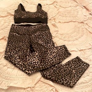 IVL gold metallic leopard set!!